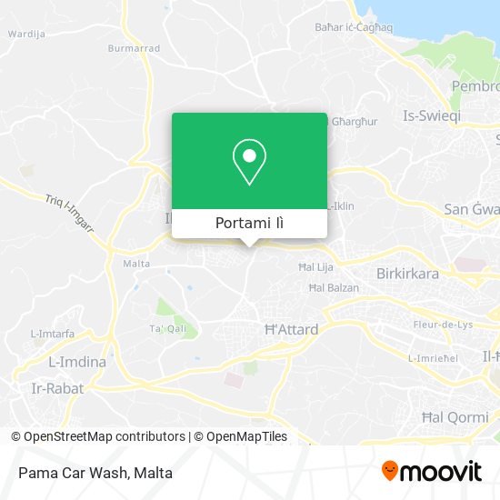 Mappa Pama Car Wash