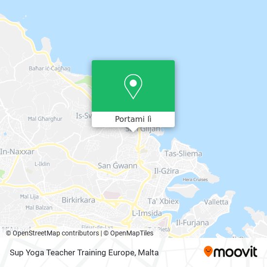 Mappa Sup Yoga Teacher Training Europe