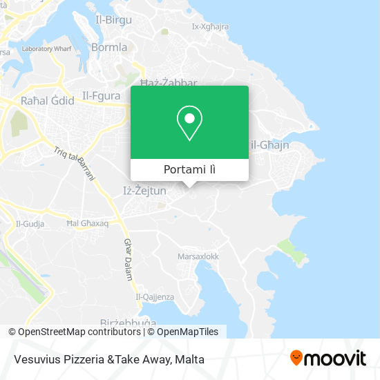 Mappa Vesuvius Pizzeria &Take Away