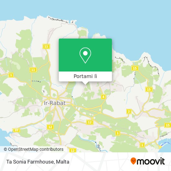 Mappa Ta Sonia Farmhouse