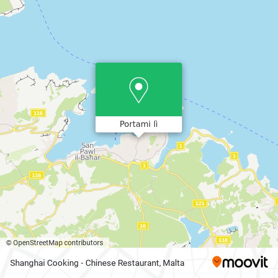 Mappa Shanghai Cooking - Chinese Restaurant