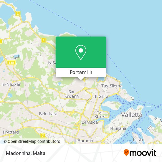 Mappa Madonnina
