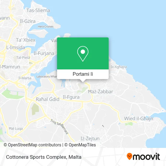 Mappa Cottonera Sports Complex