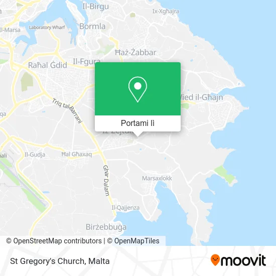 Mappa St Gregory's Church