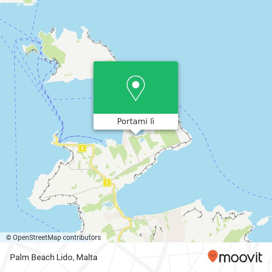 Mappa Palm Beach Lido