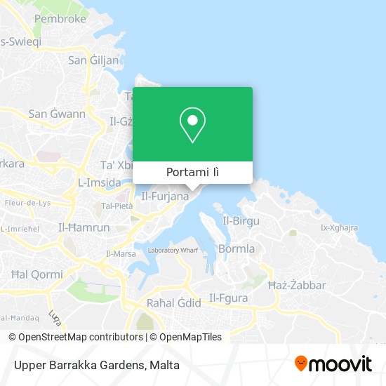 Mappa Upper Barrakka Gardens