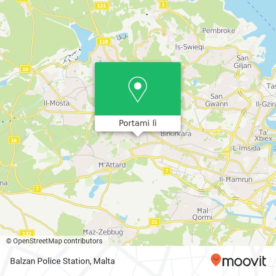 Mappa Balzan Police Station