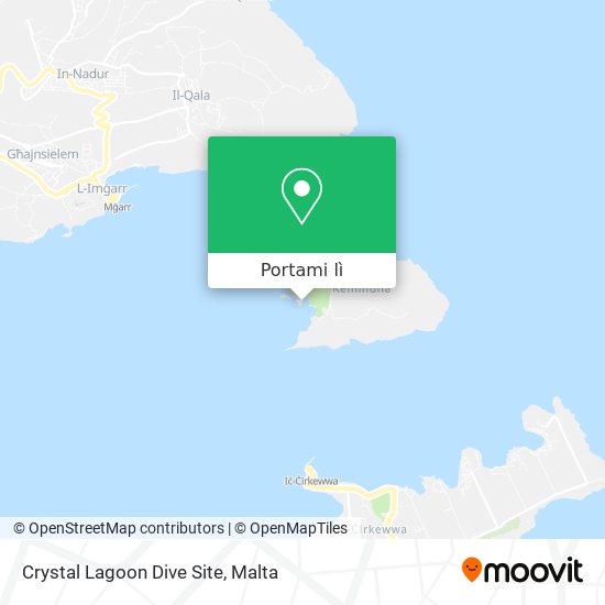 Mappa Crystal Lagoon Dive Site