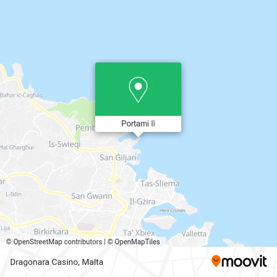 Mappa Dragonara Casino