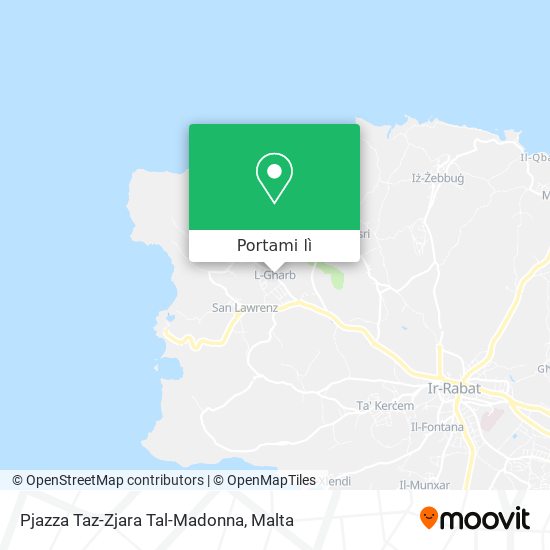 Mappa Pjazza Taz-Zjara Tal-Madonna
