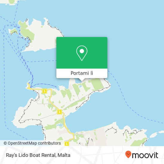 Mappa Ray's Lido Boat Rental