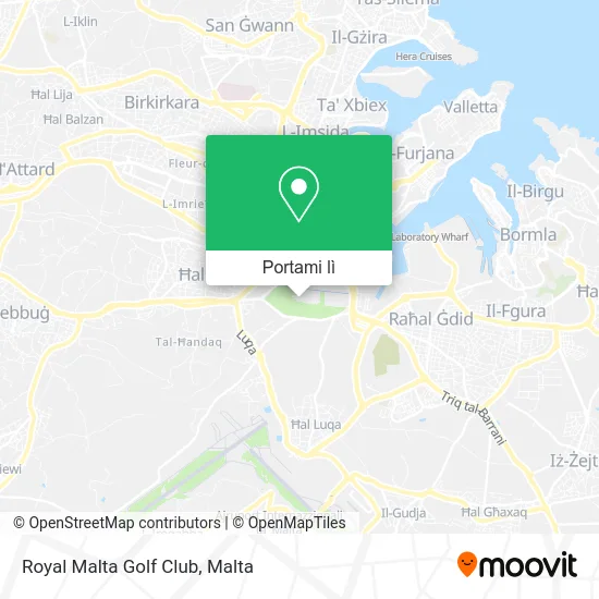Mappa Royal Malta Golf Club