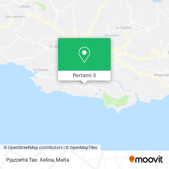 Mappa Pjazzetta Tax- Xelina