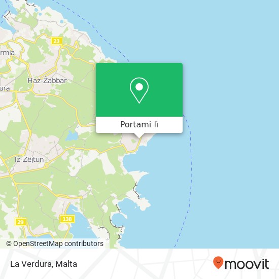 Mappa La Verdura