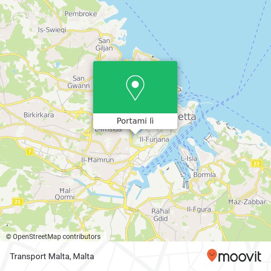 Mappa Transport Malta