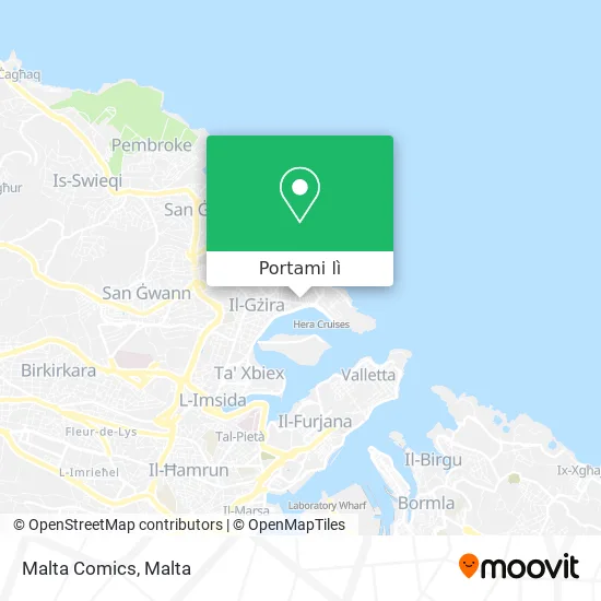 Mappa Malta Comics