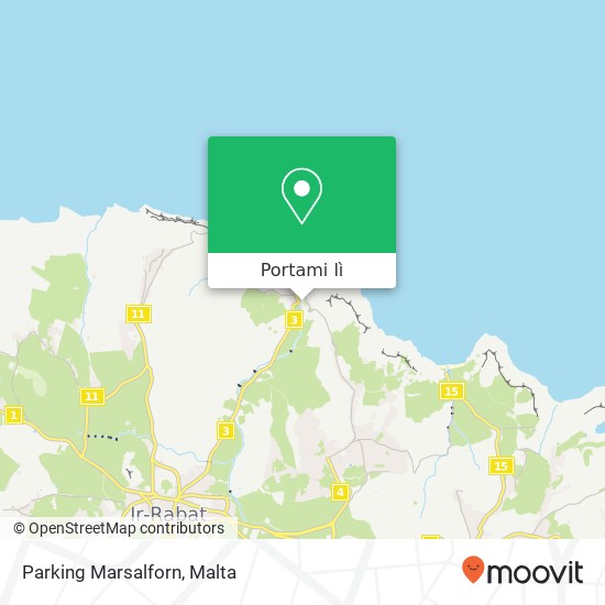 Mappa Parking Marsalforn