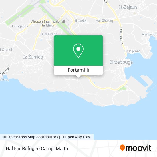 Mappa Hal Far Refugee Camp