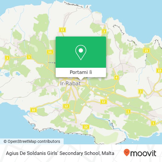 Mappa Agius De Soldanis Girls' Secondary School