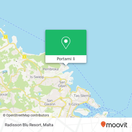Mappa Radisson Blu Resort