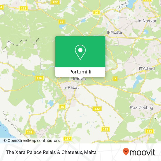 Mappa The Xara Palace Relais & Chateaux
