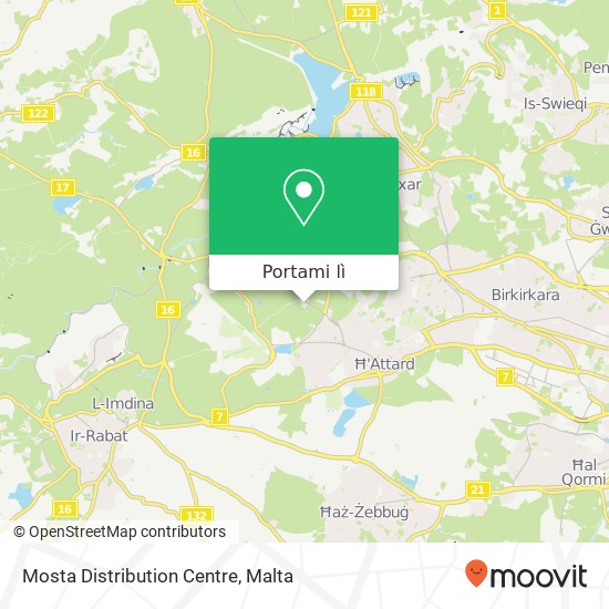 Mappa Mosta Distribution Centre