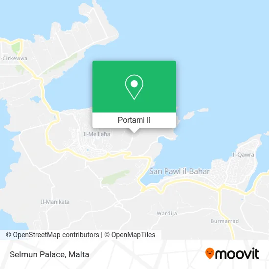 Mappa Selmun Palace