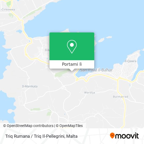 Mappa Triq Rumana / Triq Il-Pellegrini