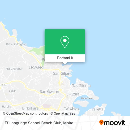 Mappa Ef Language School Beach Club