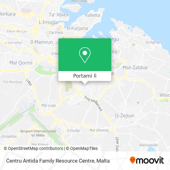 Mappa Ċentru Antida Family Resource Centre