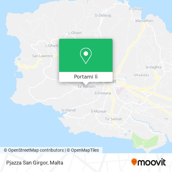 Mappa Pjazza San Girgor