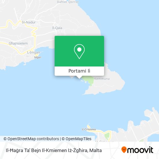 Mappa Il-Ħaġra Ta’ Bejn Il-Kmiemen Iż-Żgħira