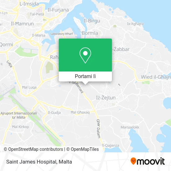 Mappa Saint James Hospital