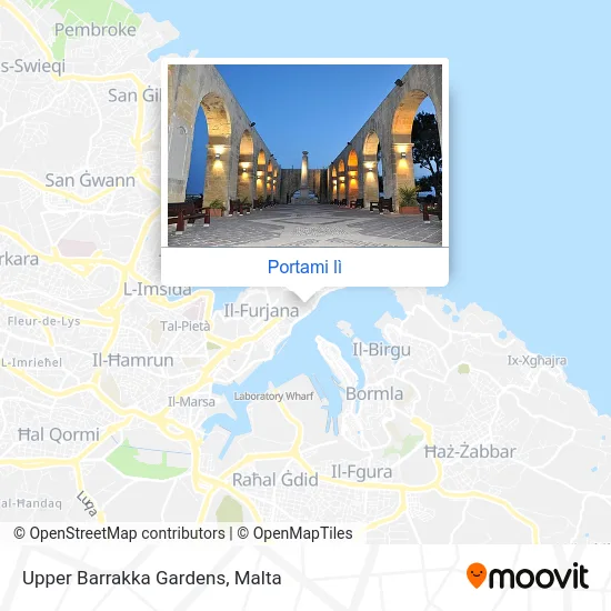 Mappa Upper Barrakka Gardens