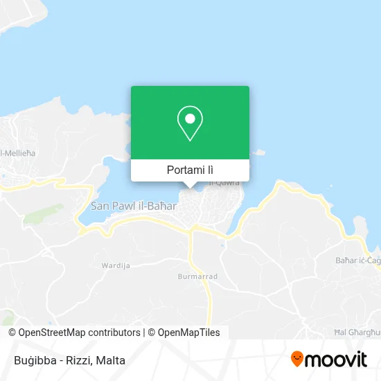 Mappa Buġibba - Rizzi