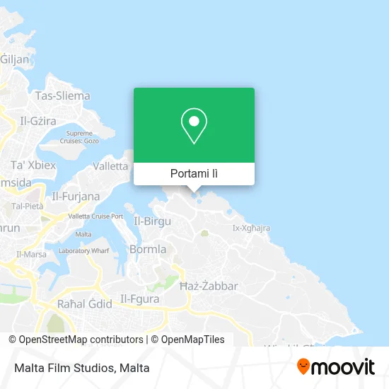 Mappa Malta Film Studios