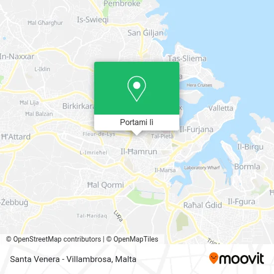 Mappa Santa Venera - Villambrosa