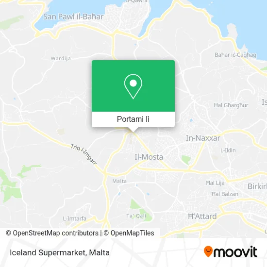 Mappa Iceland Supermarket