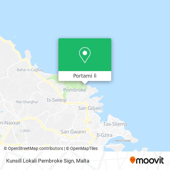 Mappa Kunsill Lokali Pembroke Sign