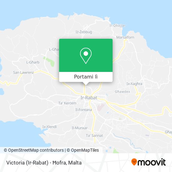 Mappa Victoria (Ir-Rabat) - Ħofra
