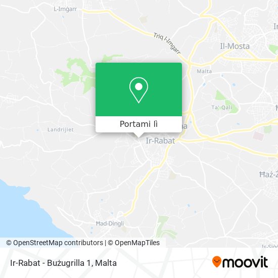 Mappa Ir-Rabat - Bużugrilla 1