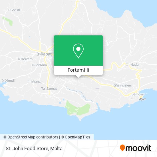 Mappa St. John Food Store