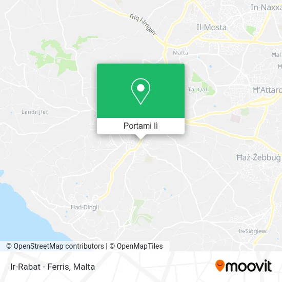 Mappa Ir-Rabat - Ferris