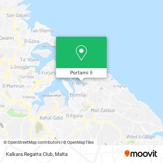 Mappa Kalkara Regatta Club