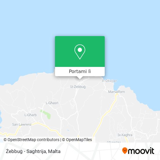 Mappa Żebbuġ - Saghtrija