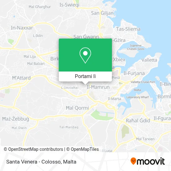 Mappa Santa Venera - Colosso