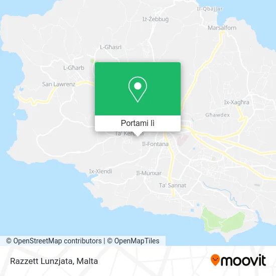 Mappa Razzett Lunzjata