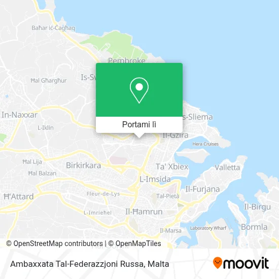 Mappa Ambaxxata Tal-Federazzjoni Russa