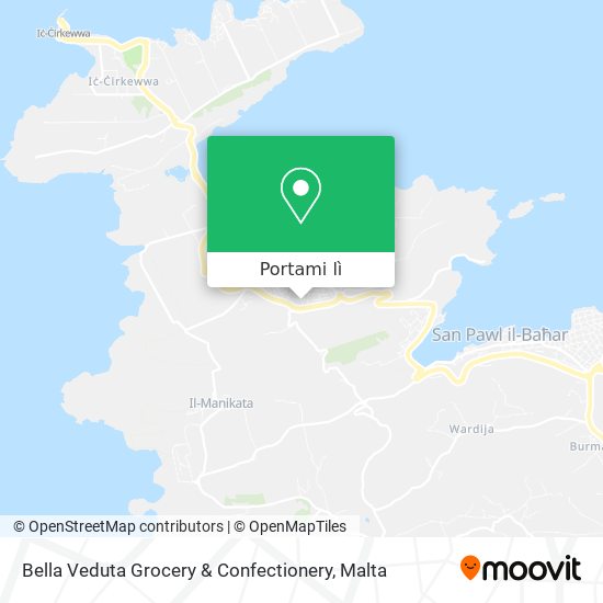 Mappa Bella Veduta Grocery & Confectionery