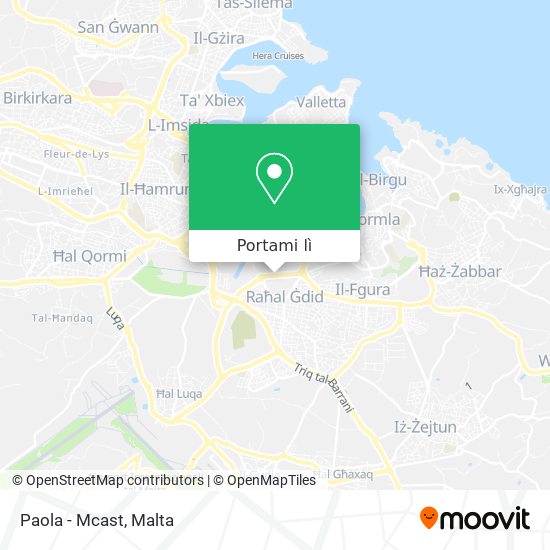 Mappa Paola - Mcast